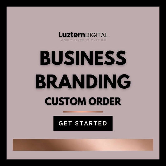 Business Branding Custom Order